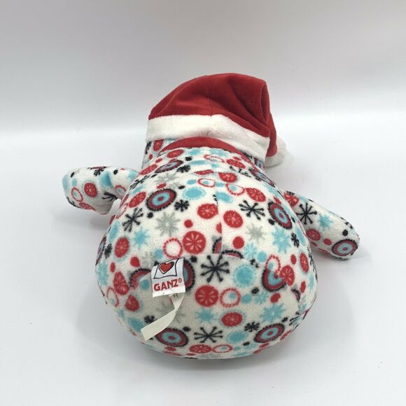 Ganz Popping Polkadot Winter Cutie Snowman Plush Toy - 10" HX11072 - Picture 5 of 6